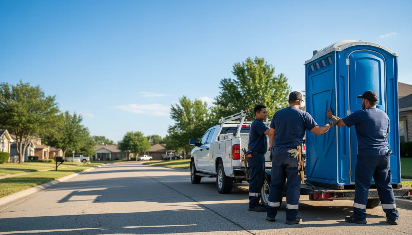 Portable Toilet Rental in Coupland, TX near me